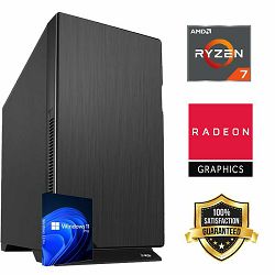 FuturaIT Workstation PC (AMD Ryzen 7 8700G, 32GB RAM, SSD+HDD, 600W, Midi ATX) WinOS