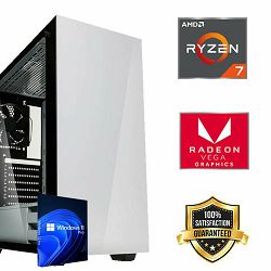 FuturaIT Workstation PC (AMD Ryzen 7 8700G, 32GB RAM, SSD+HDD, Amd igpu, 650W, Midi ATX) Win-OS