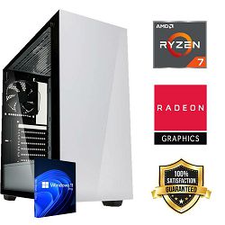 FuturaIT Workstation PC (AMD Ryzen 7 8700G, 32GB RAM, SSD+HDD, Amd igpu, 650W, Midi ATX) Win-OS