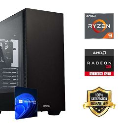 FuturaIT Workstation PC (AMD Ryzen 9 5900X, 32GB RAM, SSD+HDD, RX 6750XT, 650W, Midi ATX) Win-OS