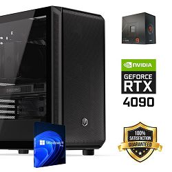 FuturaIT Workstation PC (AMD Ryzen 9 7900X, 48GB RAM, SSD+HDD, RTX 4090, 1000W, Midi ATX) WinOS