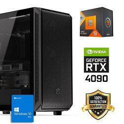 FuturaIT Workstation PC (AMD Ryzen 9 7900X3D, 64GB RAM, SSD+HDD, RTX 4090, 1000W, Midi ATX) Win-OS