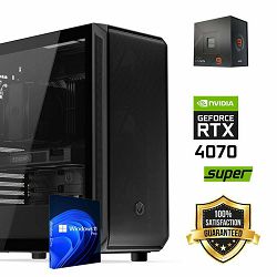 FuturaIT Workstation PC (AMD Ryzen 9 7950X, 32GB RAM, SSD+HDD, RTX 4070S, 850W, Midi ATX) Win-OS