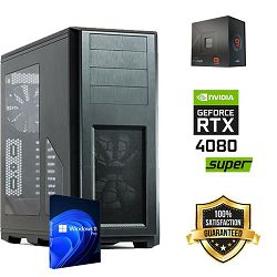 FuturaIT Workstation PC (AMD Ryzen 9 7950X, 48GB RAM, SSD+HDD, RTX 4080S, 850W, Midi ATX) Win-OS