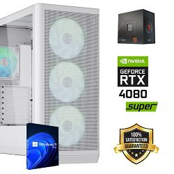 FuturaIT Workstation PC (AMD Ryzen 9 7950X, 96GB RAM, SSD+HDD, RTX 4080S, 1000W, Midi ATX) Win0S