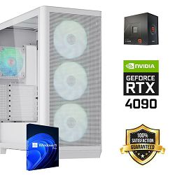 FuturaIT Workstation PC (AMD Ryzen 9 7950X, 96GB RAM, SSD+HDD, RTX 4090, 1000W, Midi ATX) WinOS