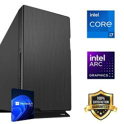 FuturaIT Workstation PC (Intel i7 14700KF, 32GB RAM, SSD+HDD, Intel B580, 650W, Midi ATX) WinOS