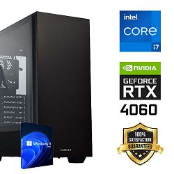 FuturaIT Workstation PC (Intel i7 14700KF, 32GB RAM, SSD+HDD, RTX 4060, 650W, Midi ATX) Win OS