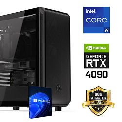 FuturaIT Workstation PC (Intel i9 14900K, 48GB RAM, SSD+HDD, RTX 4090, 1000W, Midi ATX) Win-OS