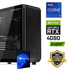 FuturaIT Workstation PC (Intel i9 14900K, 32GB RAM, SSD+HDD, RTX 4080Super, 1000W, Midi ATX) Poklon 