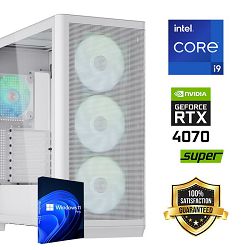 FuturaIT Workstation PC (Intel i9 14900K, 48GB RAM, SSD+HDD, RTX 4070S, 850W, Midi ATX) WinOS