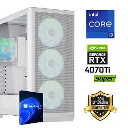 FuturaIT Workstation PC (Intel i9 14900K, 48GB RAM, SSD+HDD, RTX 4070Ti-S, 850W, Midi ATX) WinOS