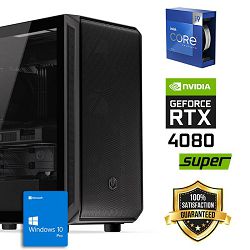 FuturaIT Workstation PC (Intel i9 14900KF, 64GB RAM, SSD+HDD, RTX 4080Super, 1000W, Midi ATX) Poklon 