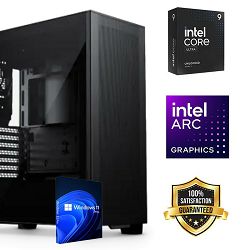 FuturaIT Workstation PC (Intel Ultra 9 285K, 32GB RAM, SSD+HDD, Intel ARC B580, 650W, Midi ATX) Win-OS