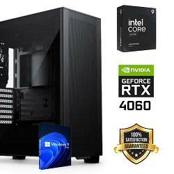 FuturaIT Workstation PC (Intel Ultra 9 285K, 32GB RAM, SSD+HDD, RTX 4060, 650W, Midi ATX) Win-OS