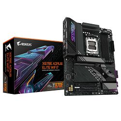 GIGABYTE MB X870E AORUS ELITE WIFI7 (AM5, 4x DDR5 256GB, 1x PCI-E 5.0 x16x16, 1x PCI-E 4.0 x16x4, 1x PCI-E 3.0 x16x2, 3x M.2 PCIe 5.0 & 1x M.2 PCIe 4, 4x SATA, 2x USB4 Type-C, 6x USB 3.2, 3x USB 2.0, 