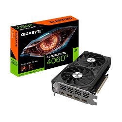 GIGABYTE Video Card NVIDIA GeForce RTX 4060 TI WINDFORCE OC 16G, GDDR6 16GB/128bit, PCI-E 4.0 x8, 2xHDMI, 2xDP, 1x8-pin, Retail