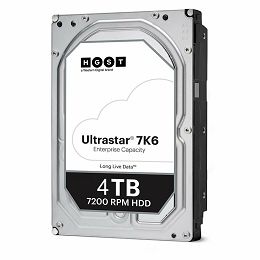 Western Digital Ultrastar DC HDD Server 7K6 (3.5’’, 4TB, 256MB, 7200 RPM, SATA 6Gb/s, 512E SE), SKU: 0B36040