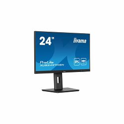 IIYAMA Monitor LED XUB2497HSN-B1 24" IPS 1920 x 1080 @100Hz  16:9 250cd 1300:1 1ms HDMI DP DO Out USB Hub, USB Type C 65W RJ45 	height, swivel, tilt, pivot (rotation both sides)