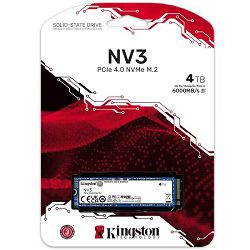 Kingston NV3 NVMe 4000GB,R6000/W5000, M.2 2280 SNV3S/4000G