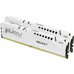 Kingston 64GB 6000MT/s DDR5 CL30 DIMM (Kit of 2) FURY Beast White EXPO, EAN: 740617343250