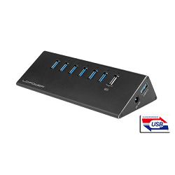 LC-Power 7x USB 3.0 hub + strujni adapt LC-HUB-ALU-2B-7