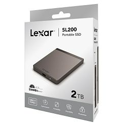 Lexar External Portable SSD 2TB, up to 550MB/s Read and 400MB/s Write, EAN: 843367121021