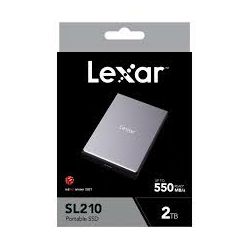 Lexar External Portable SSD 2TB, up to 550MB/s Read and 450MB/s Write, EAN: 843367124046