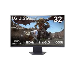 LG 32" LED VA, 32GS60Q, QHD, 2xHDMI, DP, 180Hz,1ms 32GS60QC-B.AEU