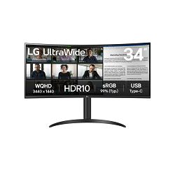 LG 34", 34WR55QK, 2x HDMI, DP, 100Hz, HDR10, WQHD 34WR55QK-B.AEU