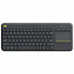 Logitech K400+ bežična tipkovnica+touchpad, crna 920-008385