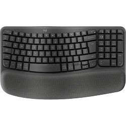 Logitech Wave Keys, ergonomska tipkovnica, grafit 920-012304