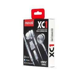 Maxell XC1 USB-C slušalice, bijele 348532