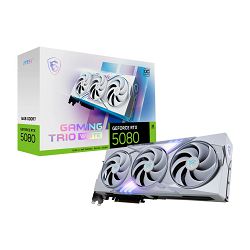 MSI GeForce RTX 5080 16G Gaming Trio OC White, 16384 MB GDDR7