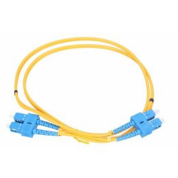 NFO Patch cord, SC UPC-SC UPC, Singlemode 9 125, G.657A2, Duplex, 1m