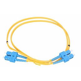 NFO Patch cord, SC UPC-SC UPC, Singlemode 9 125, G.657A2, Duplex, 2m