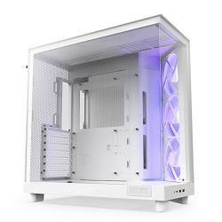 NZXT H6 Flow RGB, bijelo bez napajanja, ATX CC-H61FW-R1