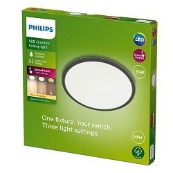 Philips SuperSlim Ceiling SSW 15W 27K Crna IP54 929003191301