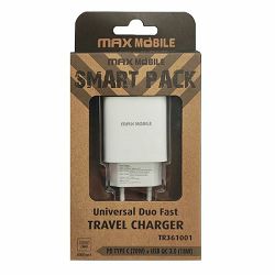 SMART PACK KUĆNI ADAPTER TR-361001 3.1A PD Type C 20W+USB 18W 