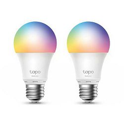 TP-Link Tapo L530E Smart Wi-Fi Light Bulb, Multicolor, 2.4 GHz, IEEE 802.11b/g/n, E27 Base, 220–240 V, 50/60 Hz, 2,500 K – 6,500 K, Multicolor, No Hub Required, Voice Control (works with Amazon Alexa 