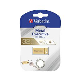 Verbatim USB 3.2 Gen1 StorenGo Metal Executive 32GB, zlatni